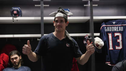 Blue Jackets Player of Game item Johnny Gaudreau