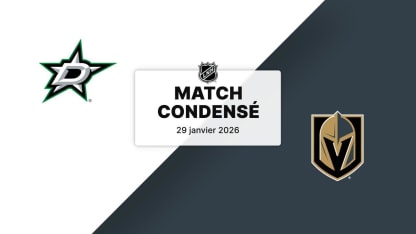 Match condensé : DAL @ VGK 29/01/2026