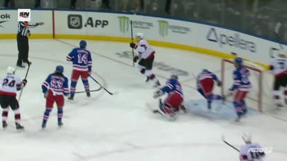 OTT@NYR: Batherson marque un but en A.N. contre Jonathan Quick