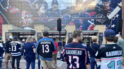 Johnny Gaudreau remembered at vigil outside Columbus Blue Jackets arena