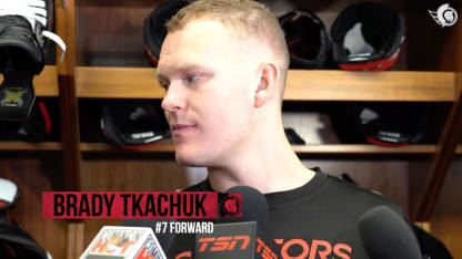 Brady Tkachuk dispo médias - 18 octobre