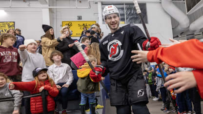 Families Come Out to See Devils in Canmore