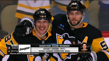 Energizer OT Winner: Sidney Crosby