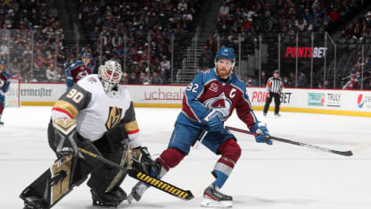 Gabriel Landeskog Vegas Golden Knights Playoffs 2021 Stanley Cup Playoffs Round 2 Game 1