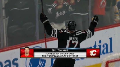 Simon Nemec signs with Flames