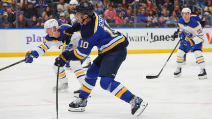 Schenn, Snuggerud score but Blues lose to Buffalo.