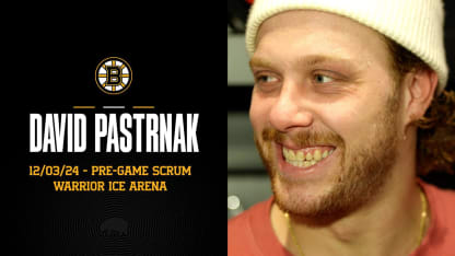 Locker Room Raw: David Pastrnak