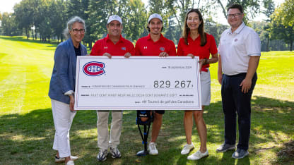 Le Tournoi de golf des Canadiens récolte plus de 829 000 $ pour la Fondation