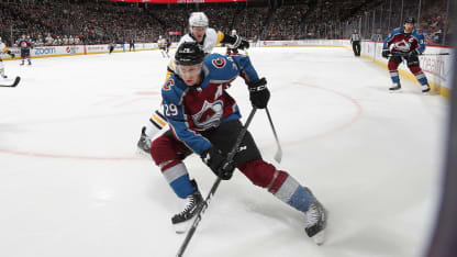 Nathan MacKinnon Pittsburgh Penguins Pepsi Center 10 January 2020