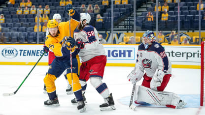 Jan. 16, 2021: Columbus Blue Jackets vs. Nashville Predators