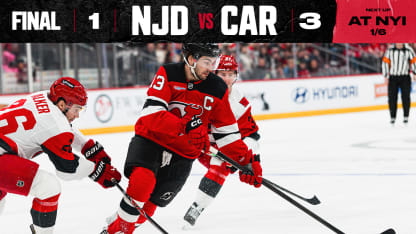 DEVILS VS HURRICANES 1/4/26 GAME STORY
