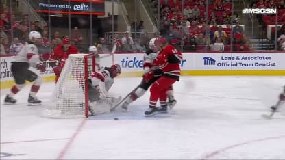 NJD@CAR: Markstrom with a great save against Jackson Blake