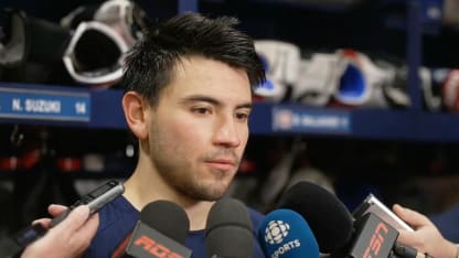 Après-match c. PHI : Suzuki