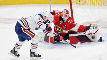 Résumé match 1 Oilers Panthers finale Coupe Stanley