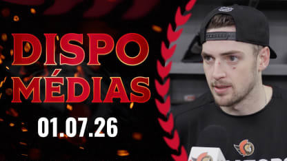 Drake Batherson dispo médias avant le match contre UTA