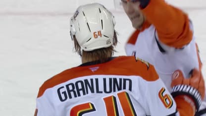 Granlund spurs Ducks with hat trick