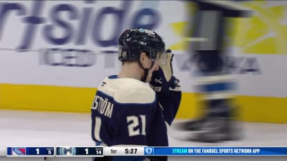 Lundestrom picks the corner