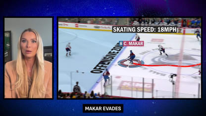 NHL EDGE: Makar's Lateral Movement