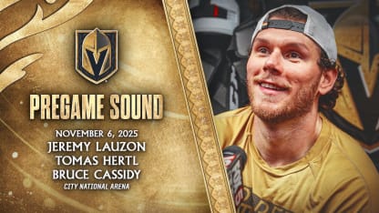 🎥 PREGAME SOUND: Lauzon, Hertl & Cassidy