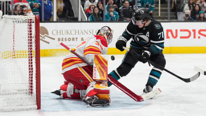 Celebrini with the spin and finish