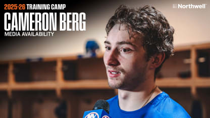NYI at NYR 9/25: Cameron Berg