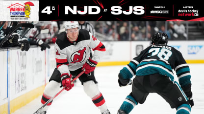 DEVILS GAME PREVIEW AT SHARKS 1/4/25