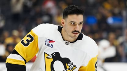 Pittsburgh Penguins left wing Matt Nieto (83) during an NHL hockey game against the Los Angeles Kings on November 9, 2023 at Crypto.com Arena in Los Angeles, CA. (Photo by Ric Tapia/Icon Sportswire via Getty Images)