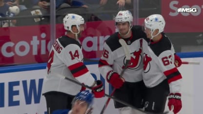 NJD@TOR: Hughes scores empty-net goal
