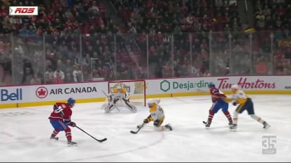 NSH@MTL: Evans marque un but en I.N. contre Justus Annunen