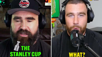 Kelce brothers debate best sports trophy, one lands on Stanley Cup