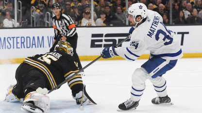 Auston Matthews ledde Toronto Maple Leafs till seger över Boston Bruins