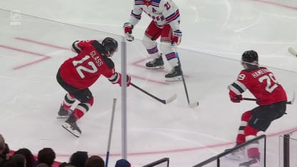 NYR@NJD: Bratt scores goal against Jonathan Quick