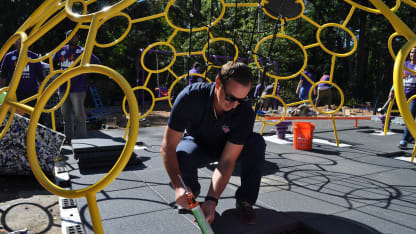 Monumental Sports & Entertainment Foundation, Peter Bondra and Kim Trotz Participate in KaBOOM!'s 3,000th Playground Build