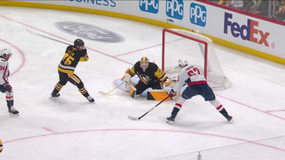 WSH@PIT: Ilya Protas scores goal against Arturs Silovs