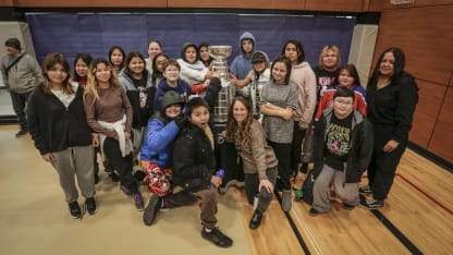 Stanley Cup surprises Enoch Cree Nation students