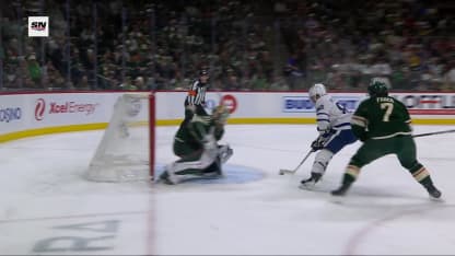 TOR@MIN: Groulx scores goal against Jesper Wallstedt