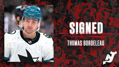 Devils Sign Forward Bordeleau | RELEASE 7.24.25