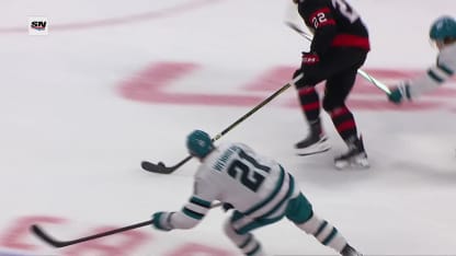 SJS@OTT: Amadio scores empty-net goal