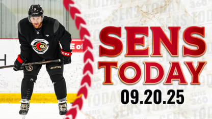 Sens Today: Prepping For The First Preseason Game