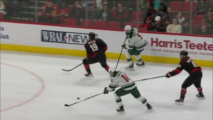 MIN@CAR: Boldy scores goal against Frederik Andersen