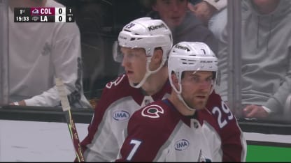 MacKinnon goes five-hole for game opener
