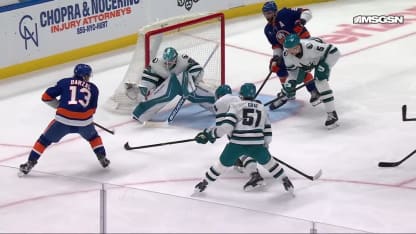 SJS@NYI: Horvat scores PPG against Yaroslav Askarov
