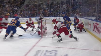 CAR@BUF: Andersen with a great save against Sabres