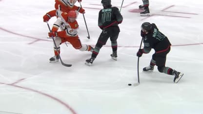 ANA@SEA: McCann scores goal against Lukas Dostal