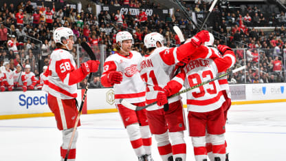 DET@LAK: DeBrincat scores PPG against Darcy Kuemper