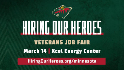 Minnesota Wild to Host Hiring Our Heroes Expo 021624