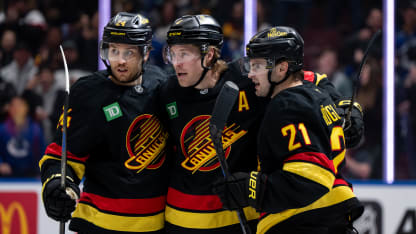 Pius Suter fuehlt sich wohl bei den Vancouver Canucks