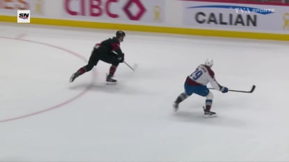COL@OTT: Tkachuk (OTT) marque un but dans un filet désert