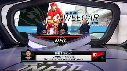 NHL Tonight: MacKenzie Weegar traded to Utah