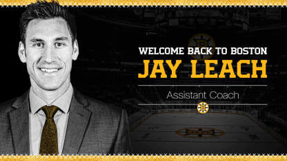 Jay Leach Added to Boston Bruins Coaching Staff